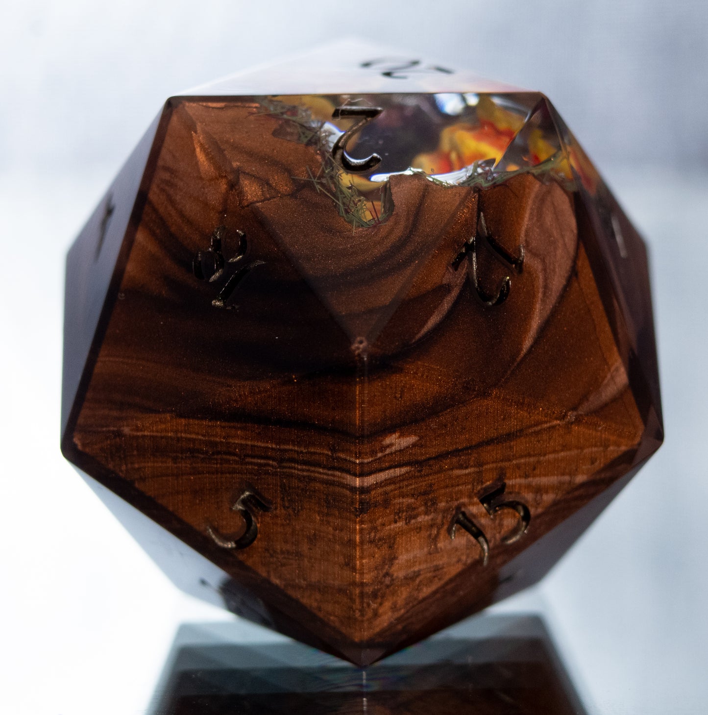 Chicken of the Woods - Handmade Chonk D20