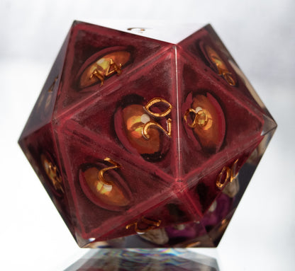 The Red Mimic - Handmade Chonk D20