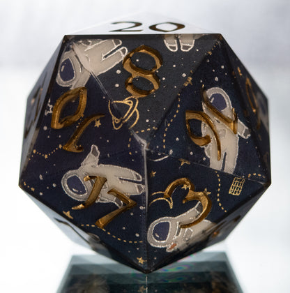 Astronauts - Handmade Chonk D20