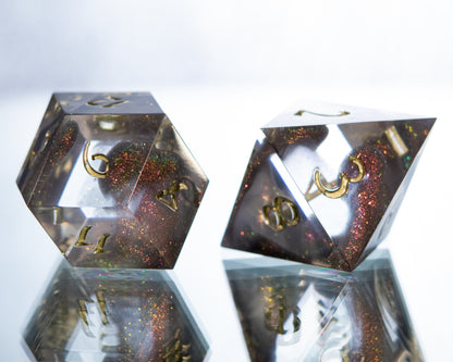 Surge of Magic - Alt 7 Piece Handmade Resin Dice