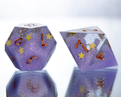 Make Believe - 7 Piece Handmade Resin Dice