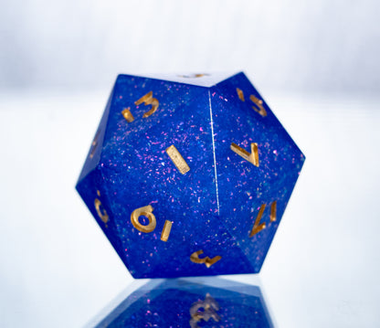 Glitter Bomb - Handmade D20