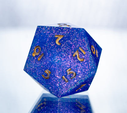 Glitter Bomb - Handmade D20