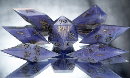 Mystic Ore - Sharp 7 Piece Handmade Resin Dice