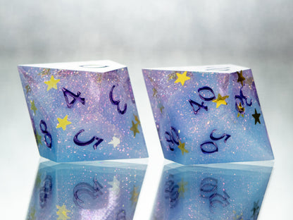 Pixie Magic - 7 Piece Handmade Resin Dice