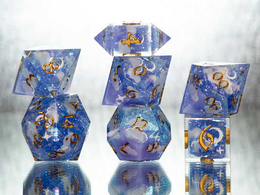 Dreamscape - 7 Piece Handmade Resin Dice