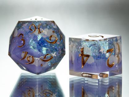 Dreamscape - 7 Piece Handmade Resin Dice