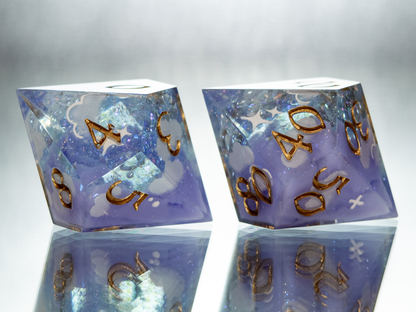 Dreamscape - Alt 7 Piece Handmade Resin Dice