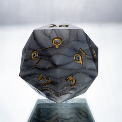 Silver Mines - Handmade Single D20