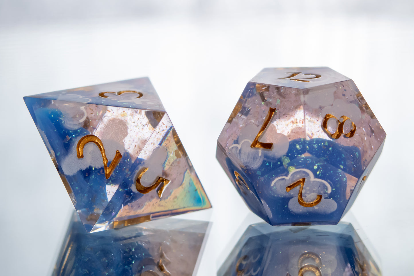 Dreamscape - 7 Piece Handmade Resin Dice