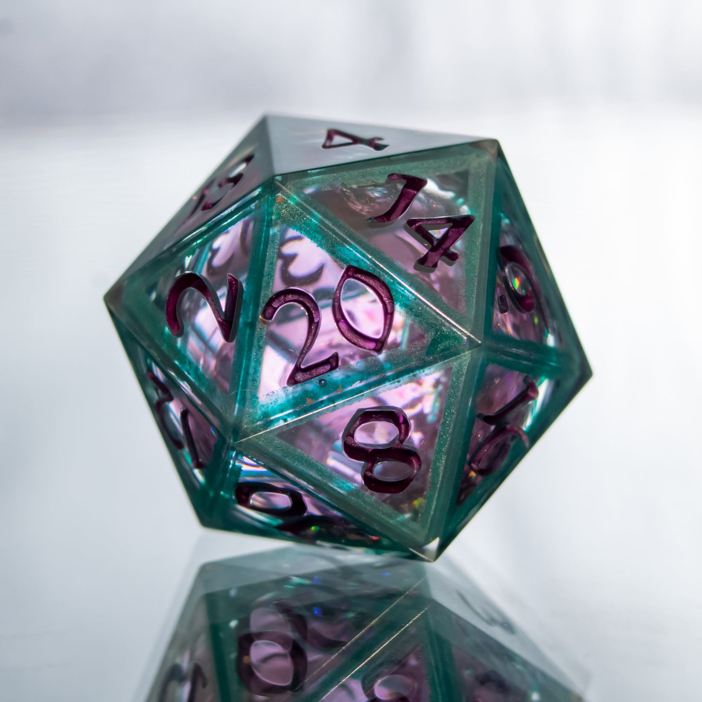 Teal Framed Liquid Core - Single Liquid Core D20