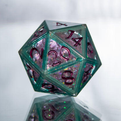 Teal Framed Liquid Core - Single Liquid Core D20