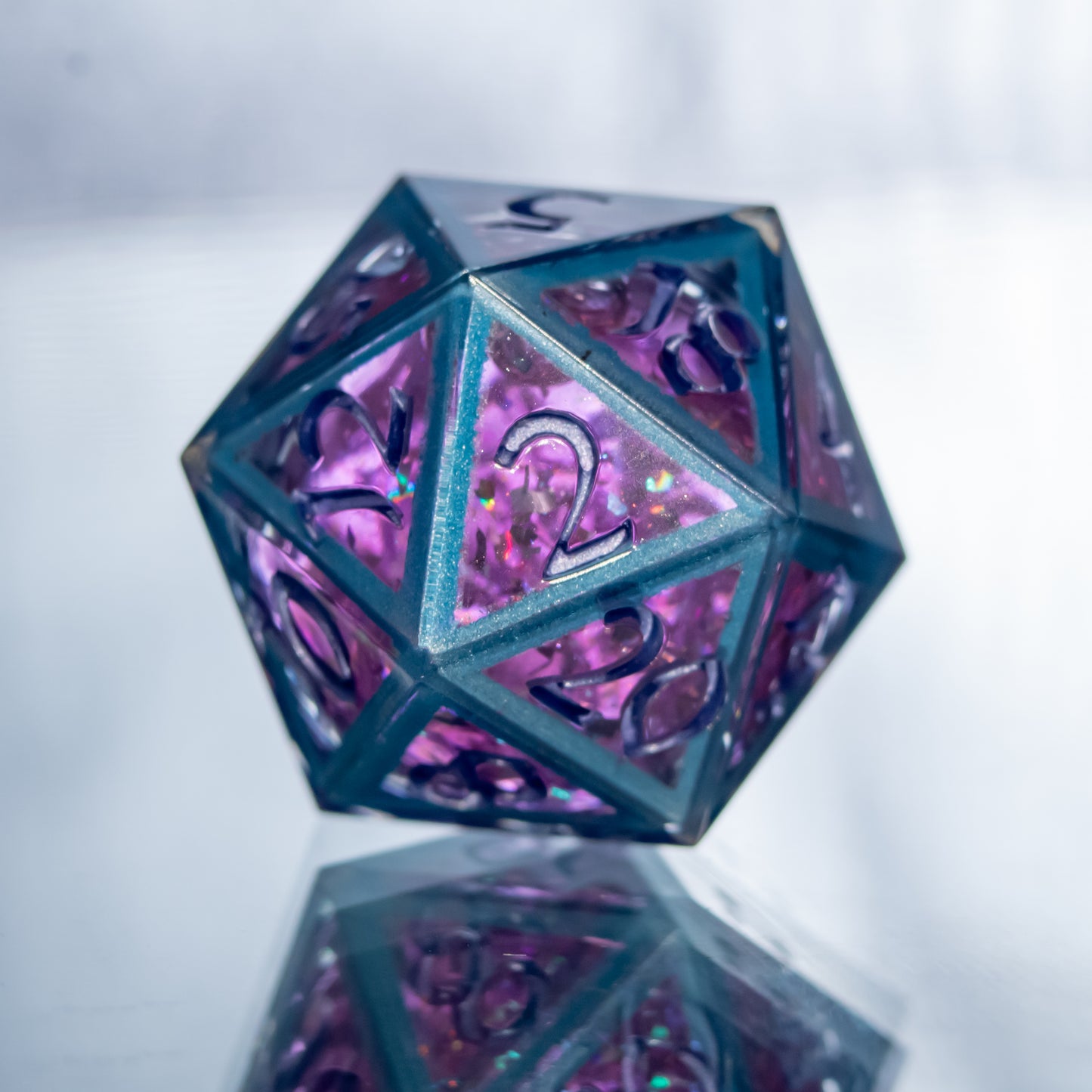 Blue Framed Liquid Core - Single Liquid Core D20