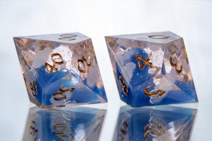 Dreamscape - 7 Piece Handmade Resin Dice