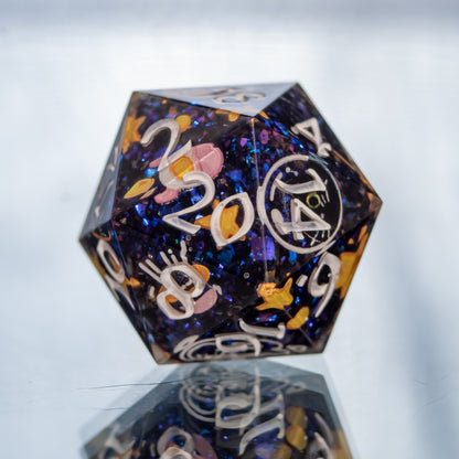 Space Cat-det - Single Handmade D20