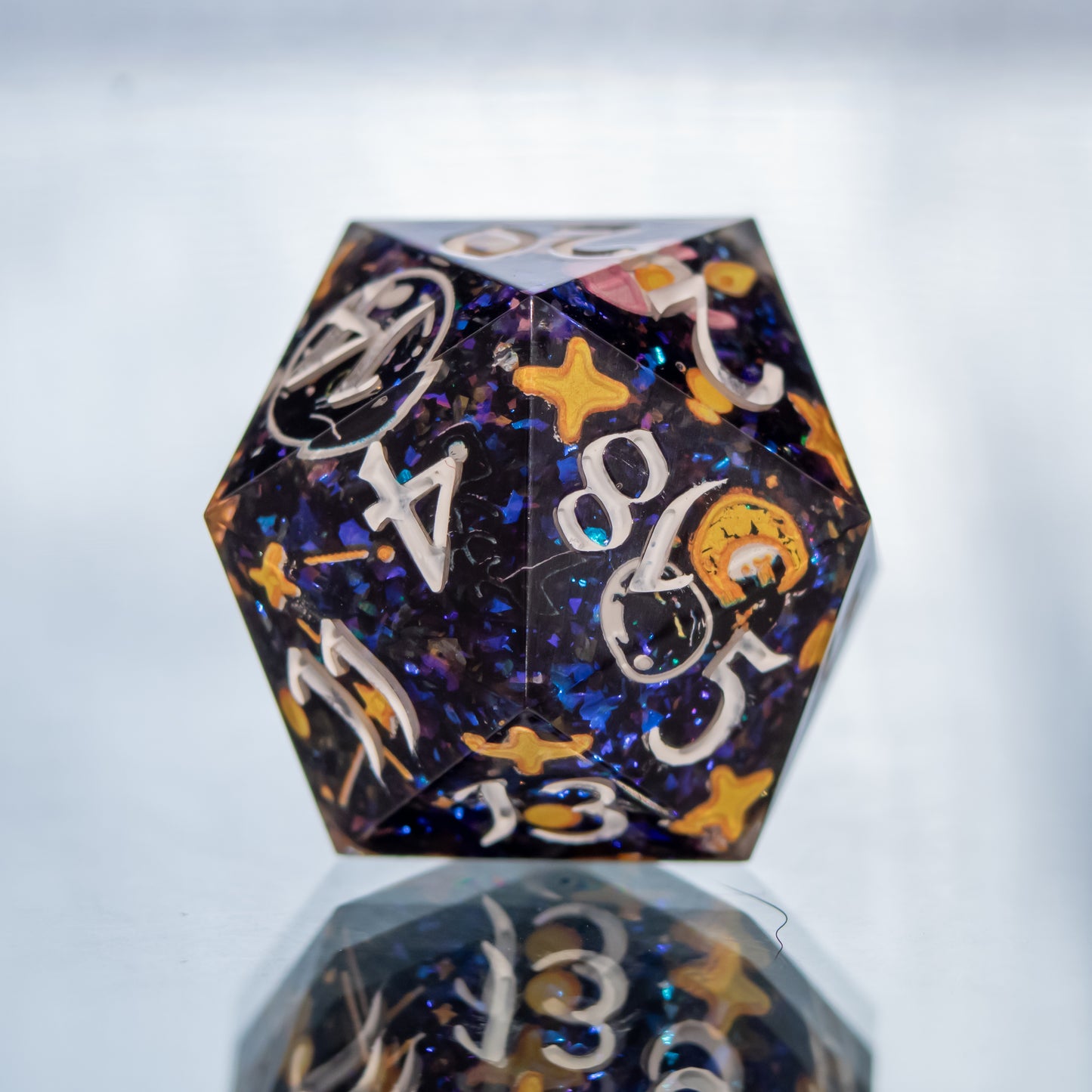 Space Cat-det - Single Handmade D20