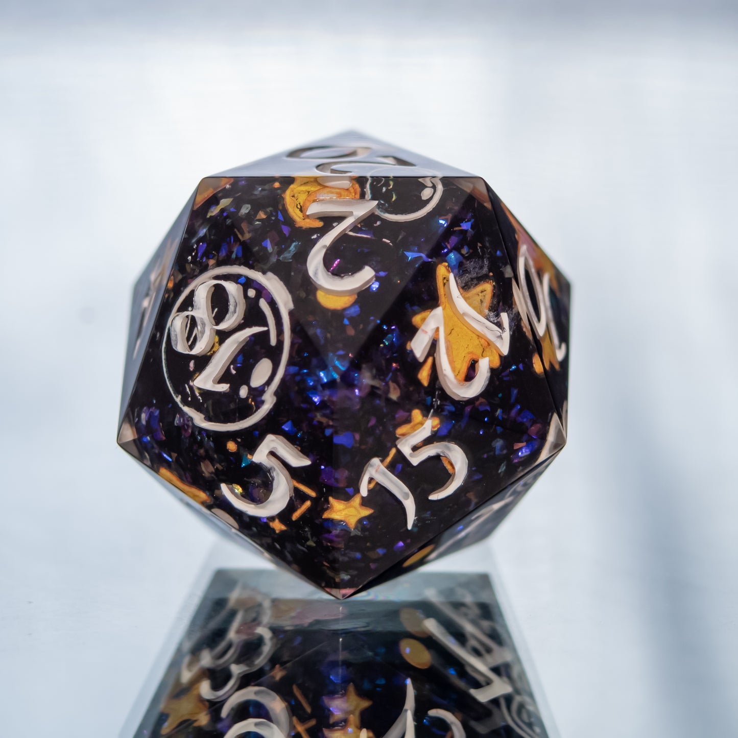 Space Cat-det - Single Handmade D20