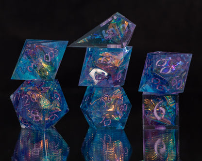 Magic Surge - Alt 7 Piece Handmade Resin Dice