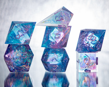 Magic Surge - Alt 7 Piece Handmade Resin Dice