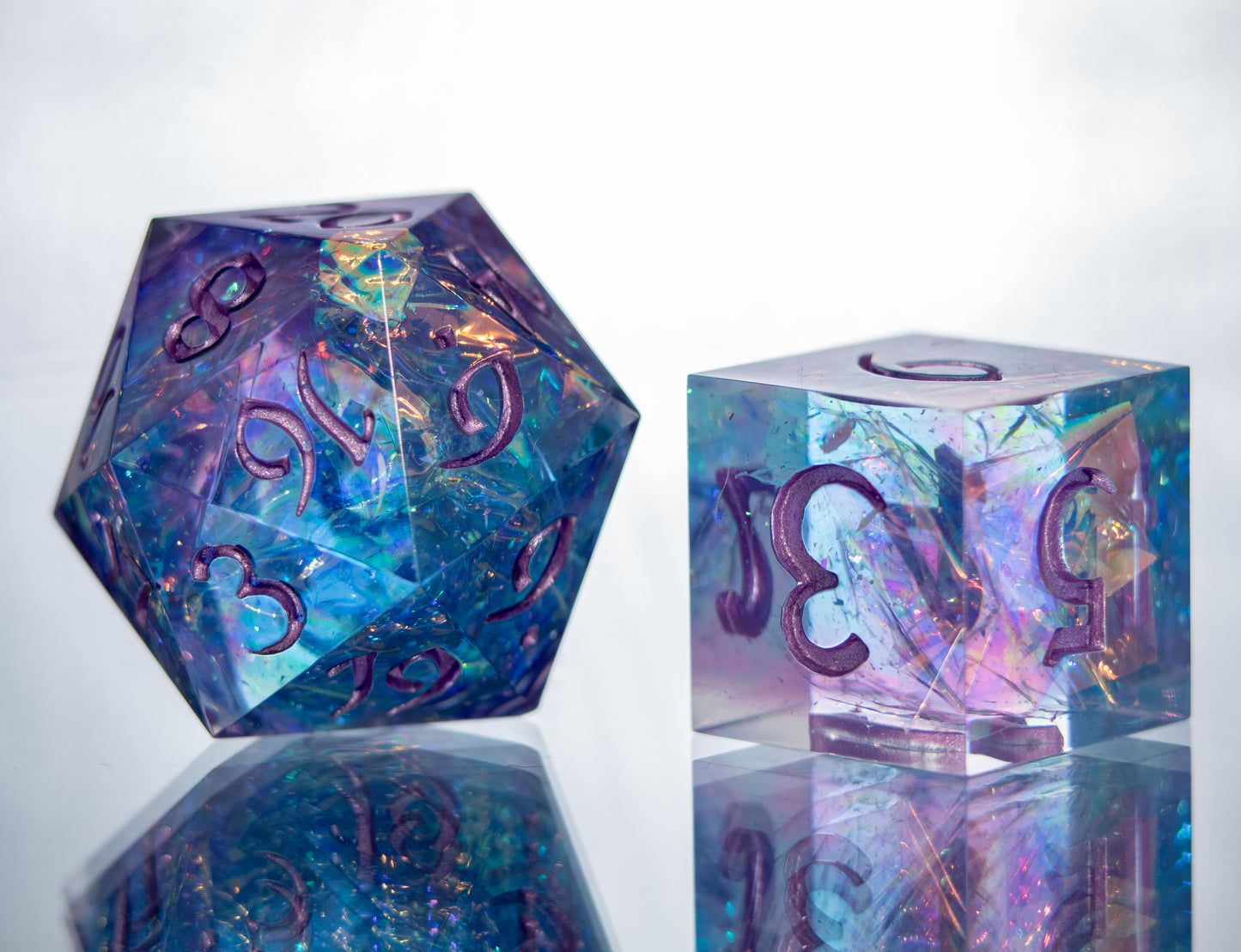 Magic Surge - Alt 7 Piece Handmade Resin Dice