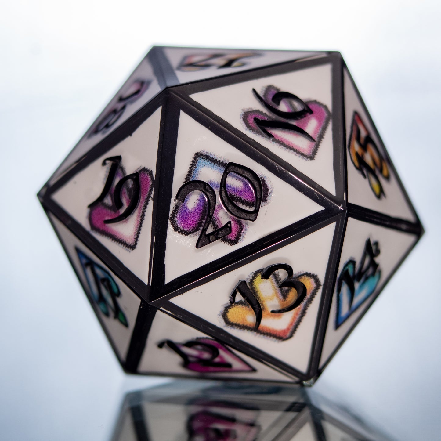 Dance Dance - Handmade Chonk SpinDown D20