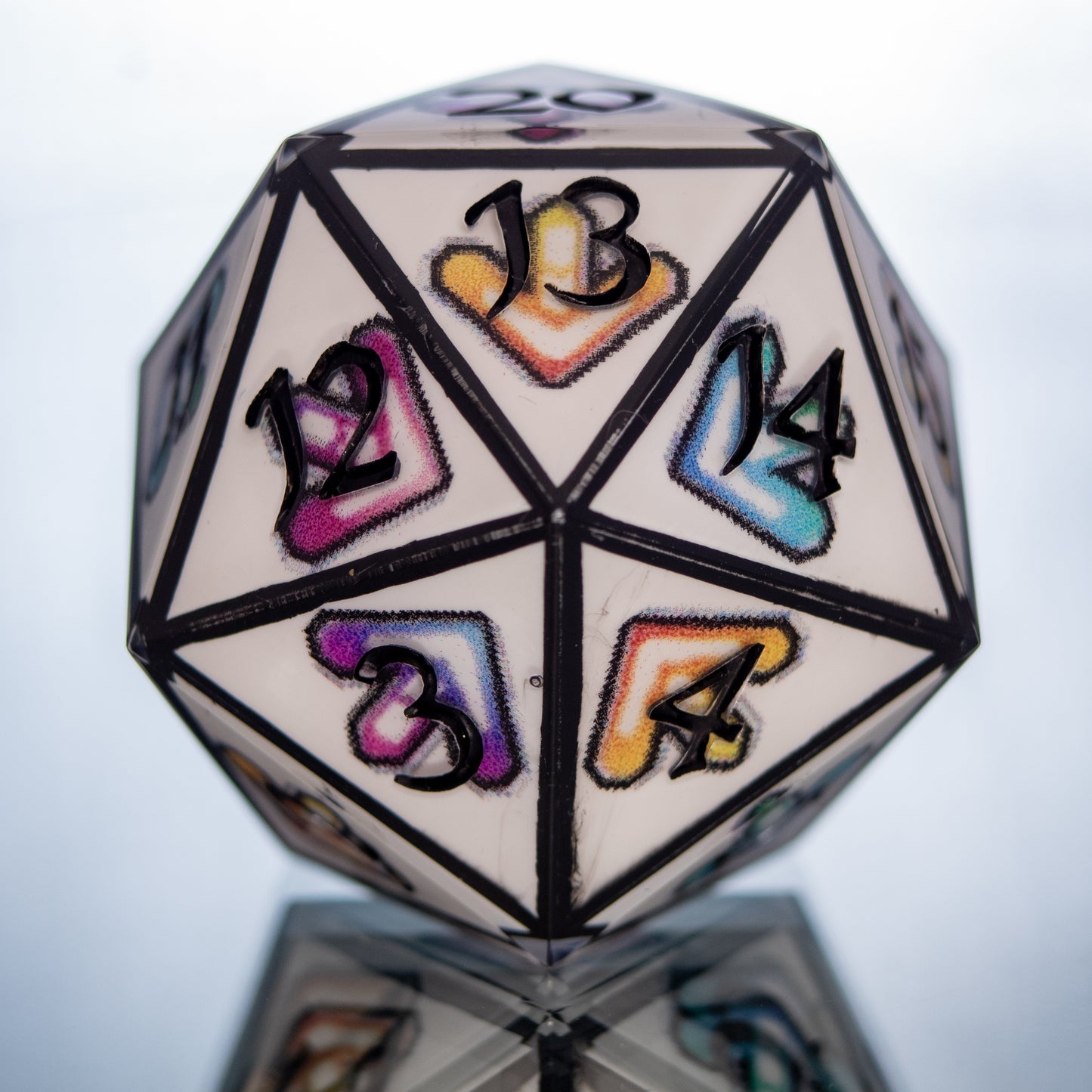 Dance Dance - Handmade Chonk SpinDown D20