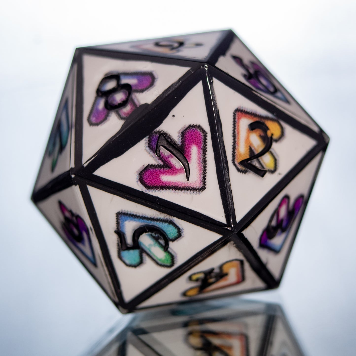 Dance Dance - Handmade Chonk SpinDown D20