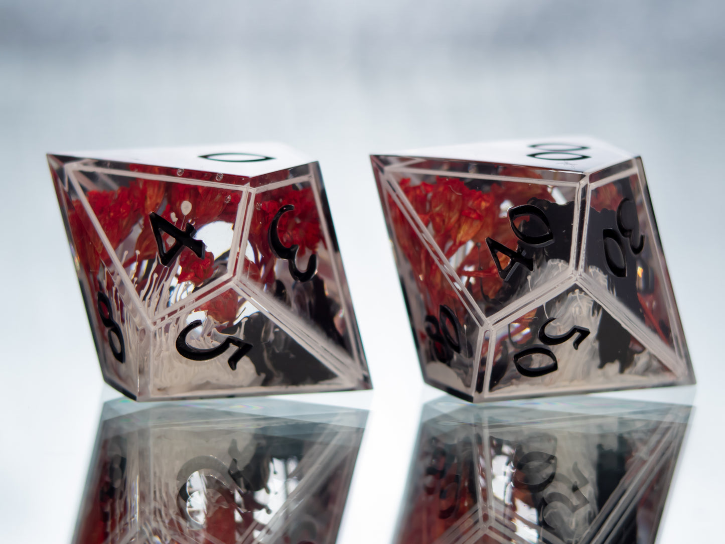 Phantom - 7 Piece Handmade Resin Dice