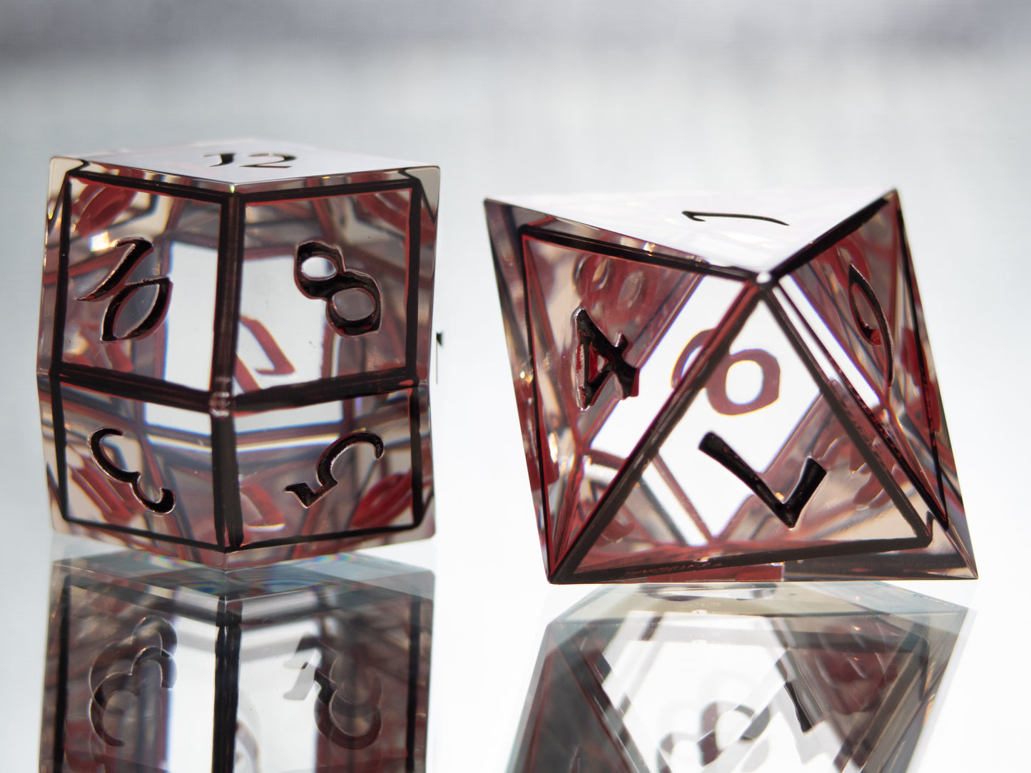 High Fashion - Alt 7 Piece Handmade Resin Dice