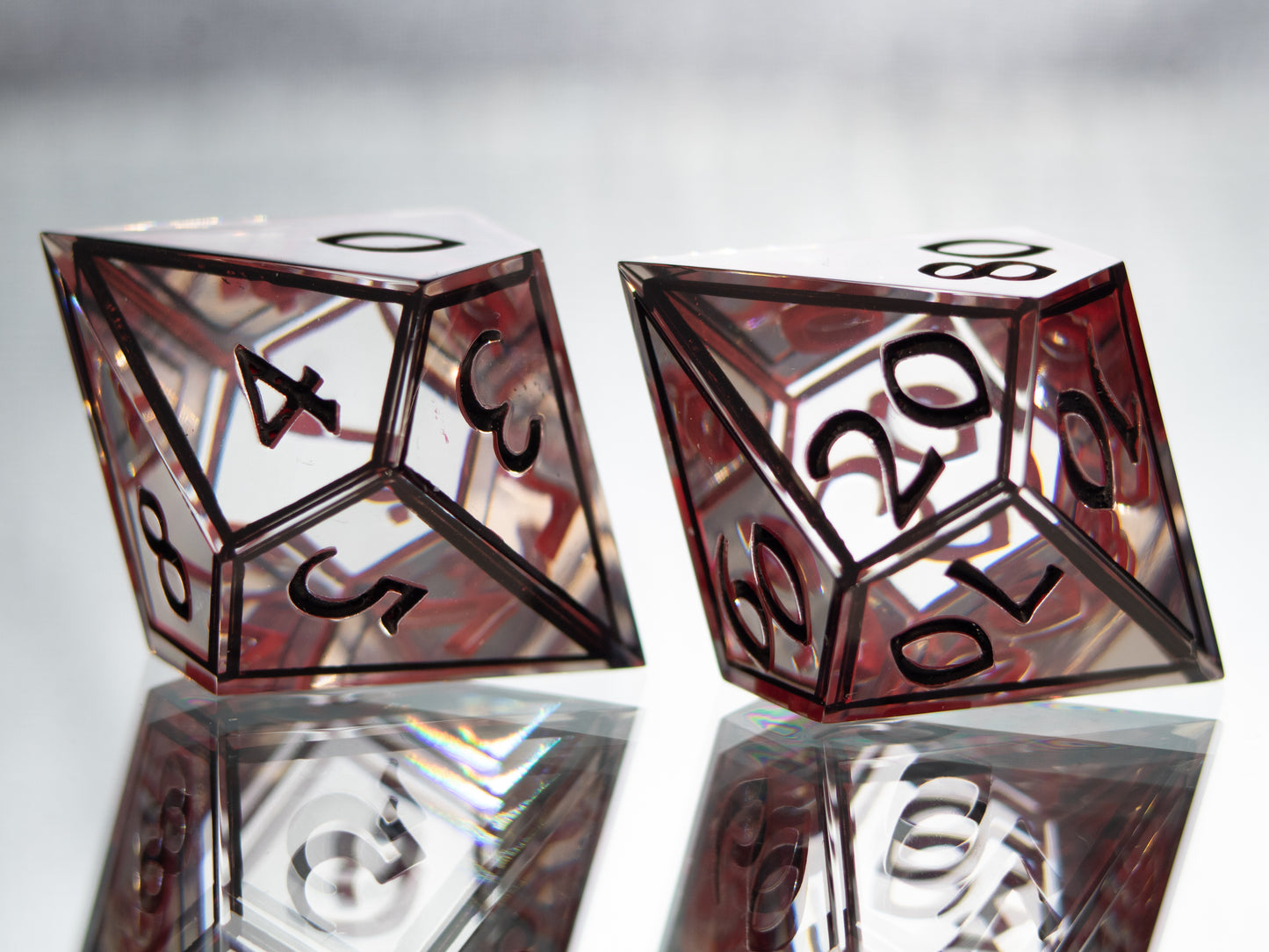 High Fashion - Alt 7 Piece Handmade Resin Dice