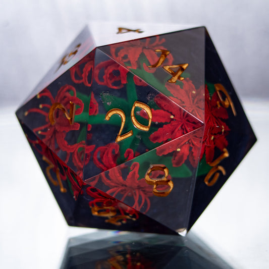 Spider Lily - Handmade Chonk D20