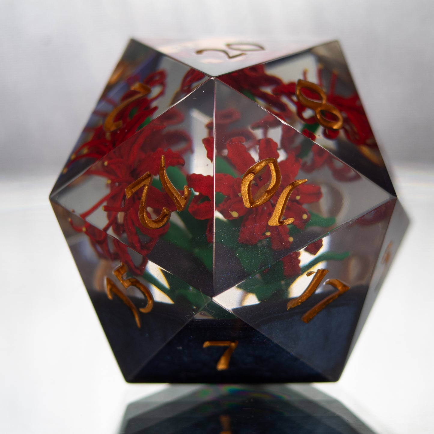 Spider Lily - Handmade Chonk D20