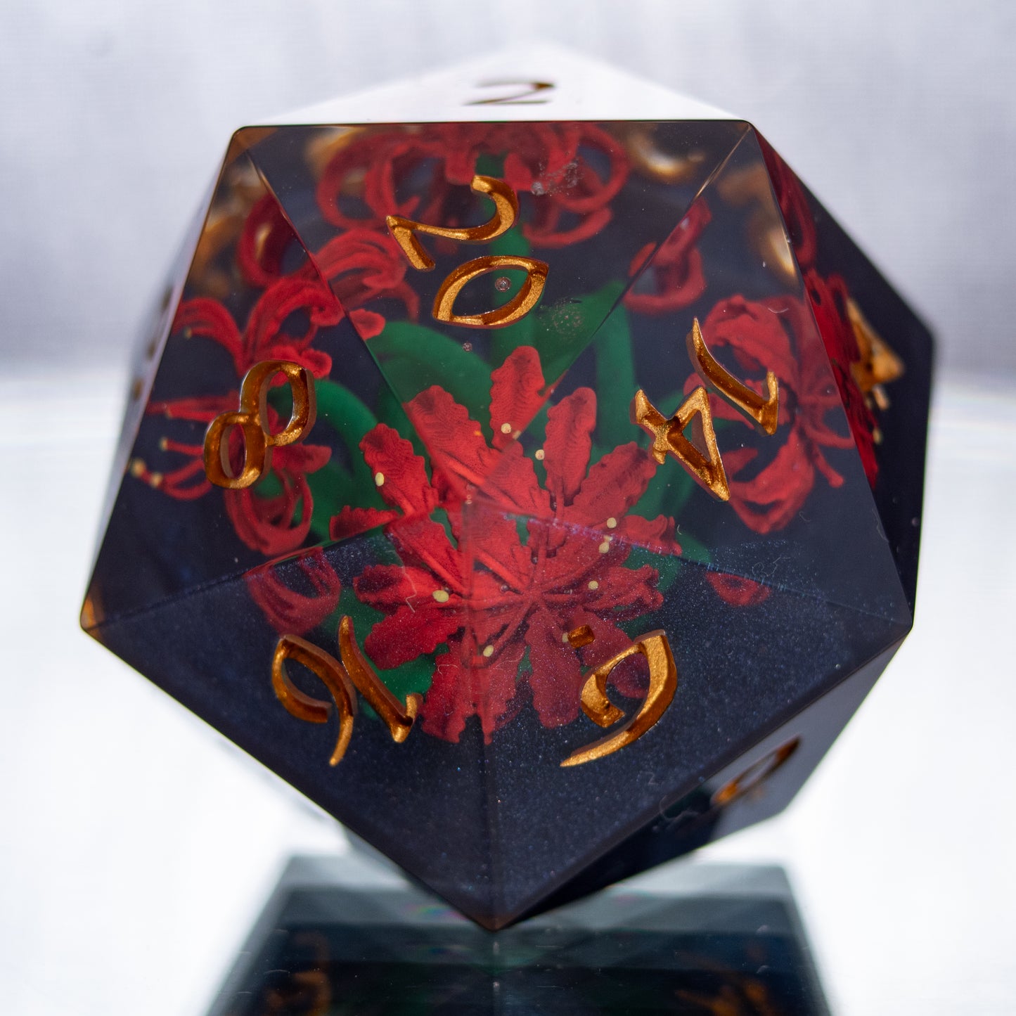 Spider Lily - Handmade Chonk D20