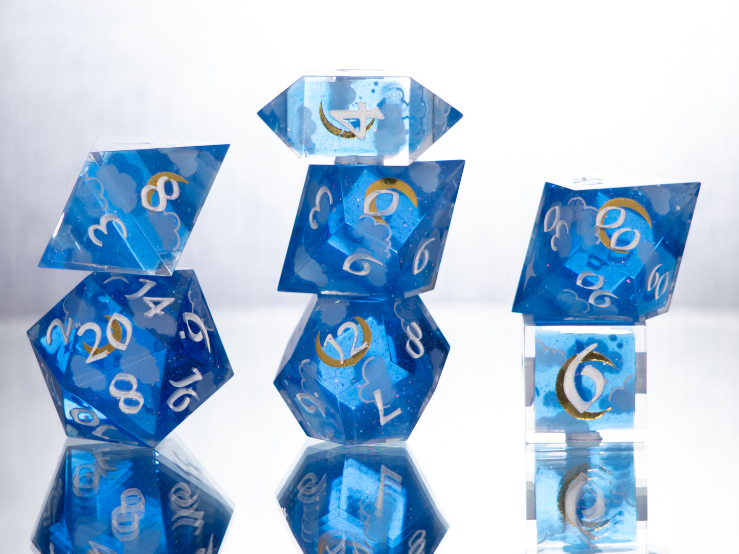 Dreamscape - 7 Piece Handmade Resin Dice