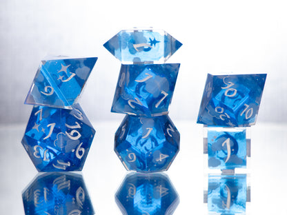 Dreamscape - 7 Piece Handmade Resin Dice