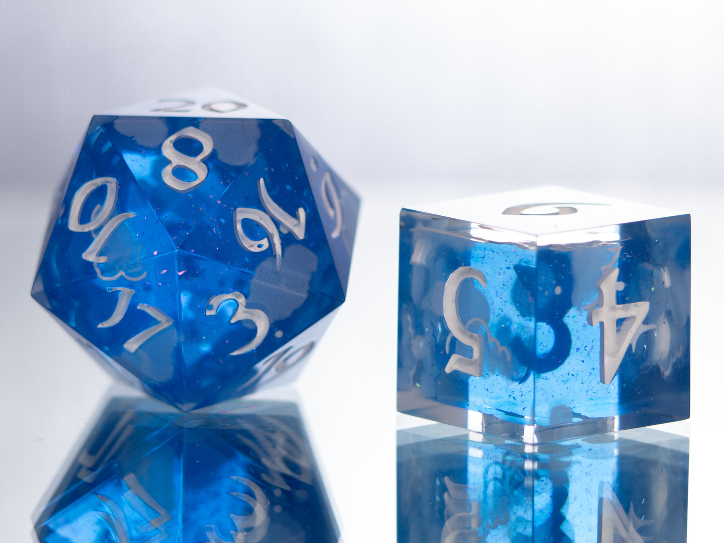 Dreamscape - 7 Piece Handmade Resin Dice