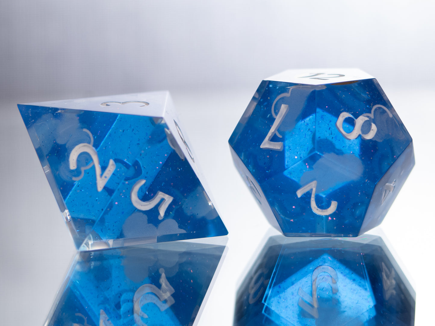 Dreamscape - 7 Piece Handmade Resin Dice