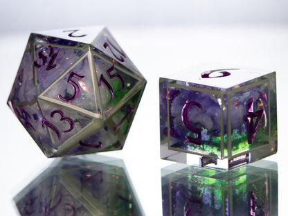 Witch's Tower - 7 Piece Handmade Resin Dice