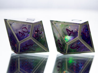 Witch's Tower - 7 Piece Handmade Resin Dice