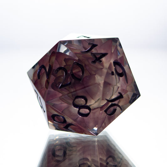 Frozen Flower - Single Handmade Resin D20
