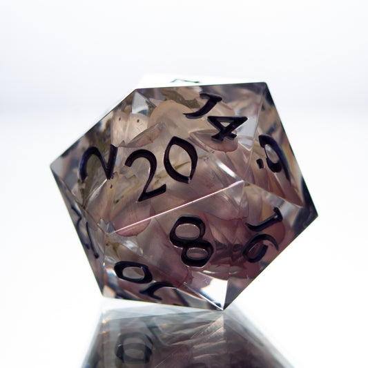 Frozen Flower - Single Handmade Resin D20