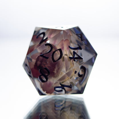 Frozen Flower - Single Handmade Resin D20