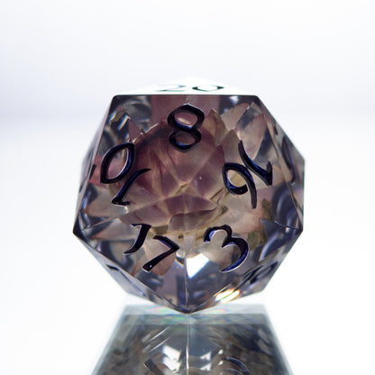 Frozen Flower - Single Handmade Resin D20