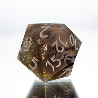 Bog O' Bones - Single Handmade Resin D20