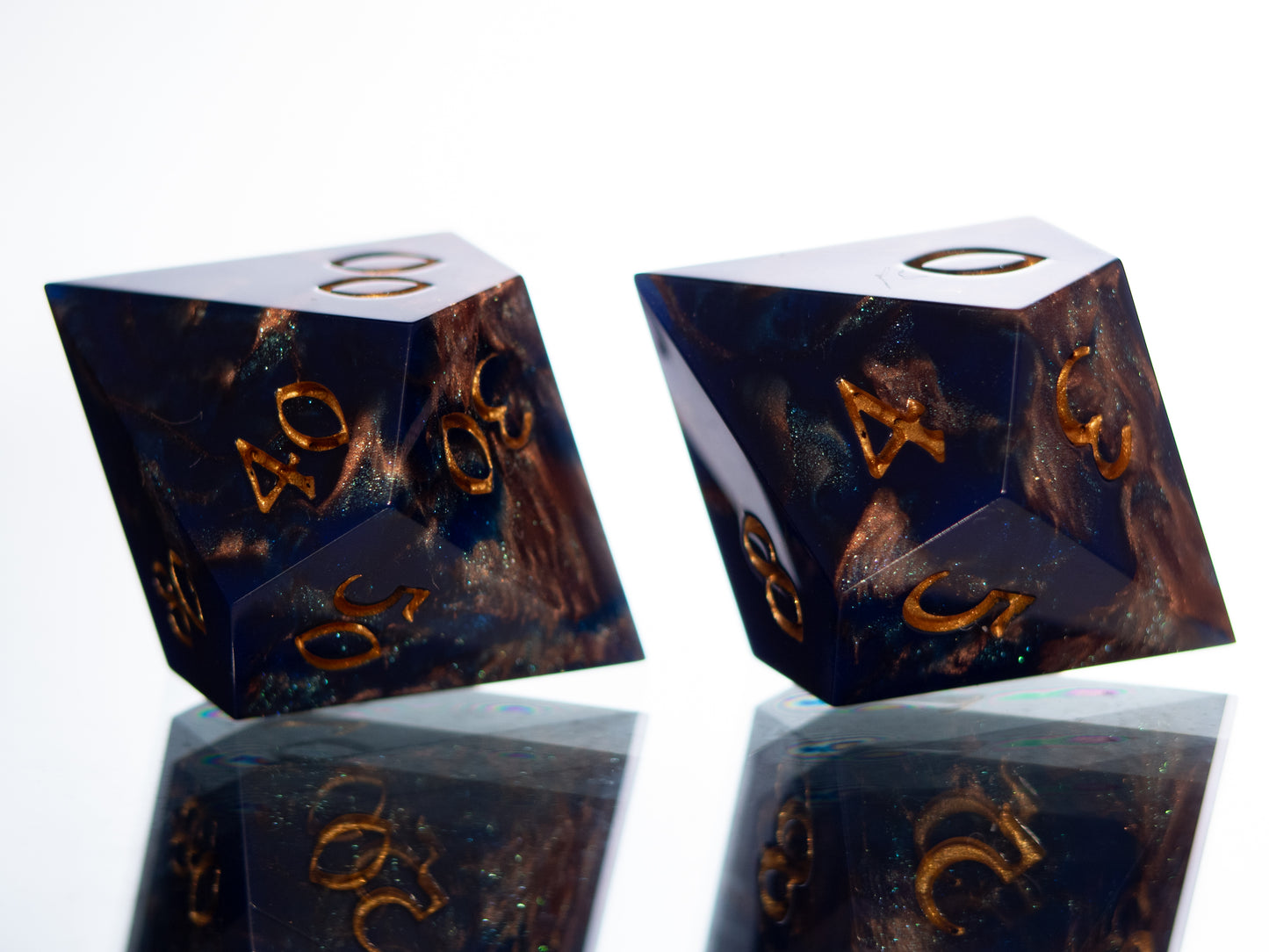 River Bed - 7 Piece Handmade Resin Dice