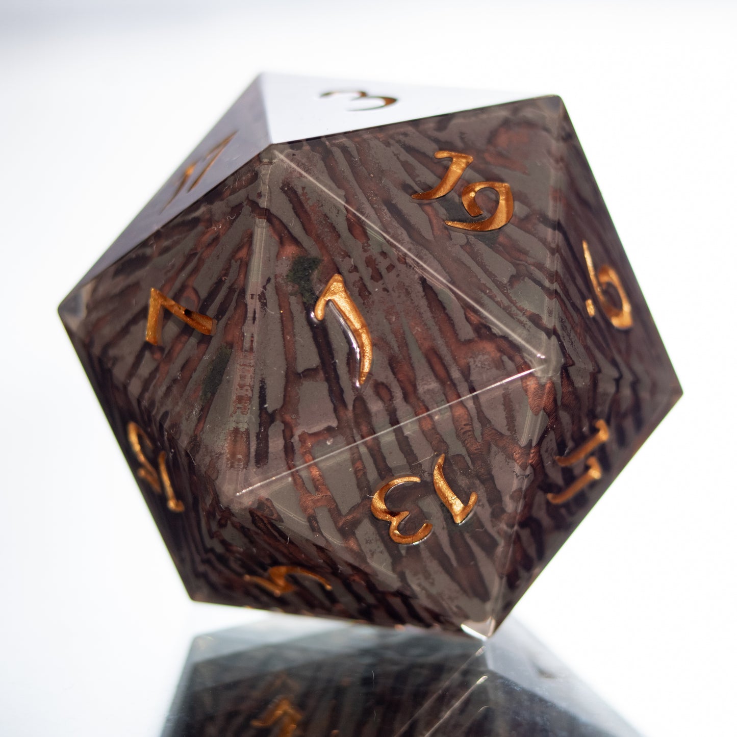 Chicken of the Woods - Handmade Chonk Resin D20