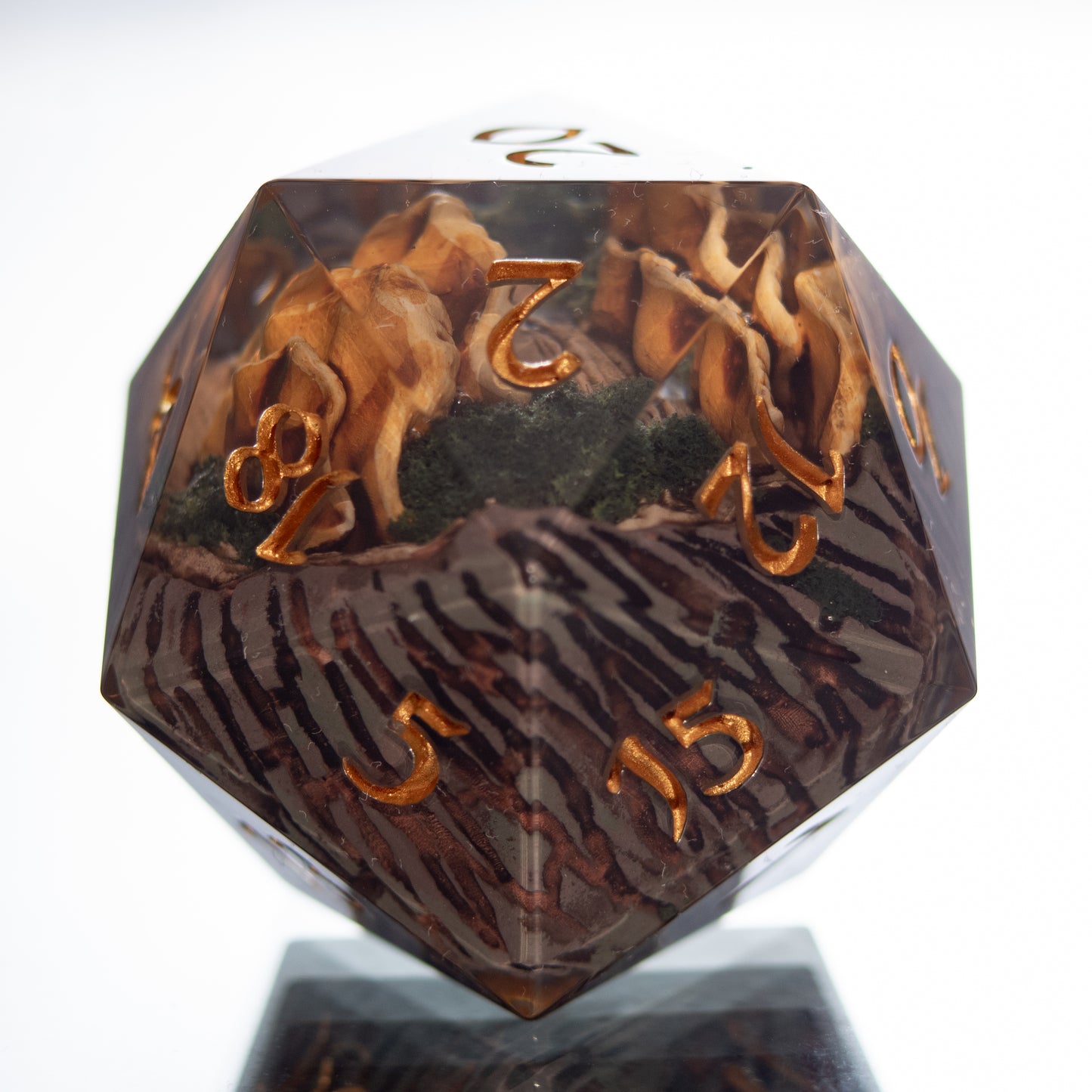 Chicken of the Woods - Handmade Chonk Resin D20