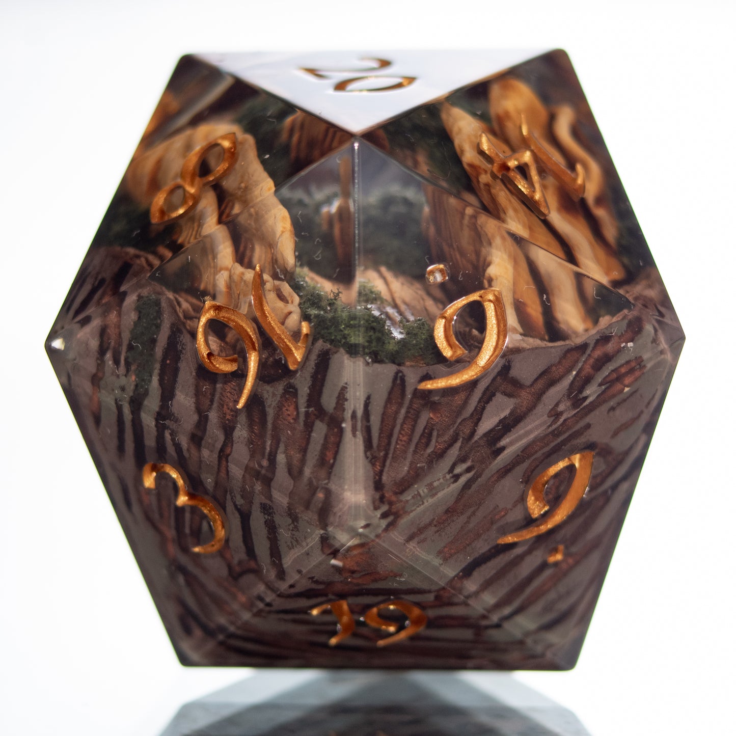 Chicken of the Woods - Handmade Chonk Resin D20