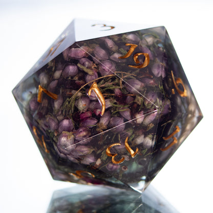 Ophelia's Unicorn - Handmade Chonk Resin D20