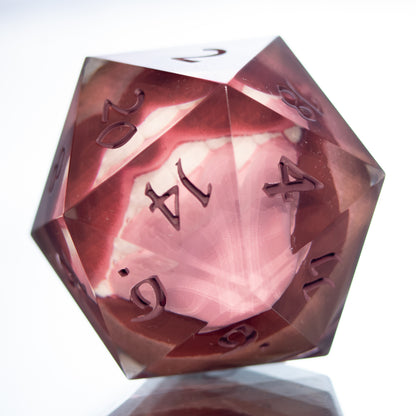Mouthy - Handmade Chonk Resin D20